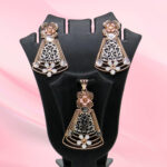 Silver Mina Pendant Set 925