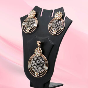 925 Silver Mina Pendant Set
