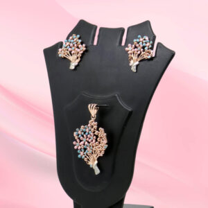 Silver Mina Pendant Set 925