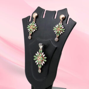 Silver Mina Pendant Set 925
