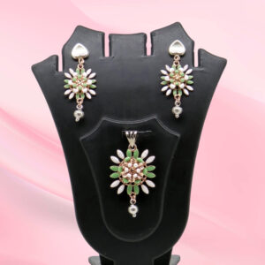 Silver Mina Pendant Set 925