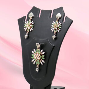 Silver Mina Pendant Set 925
