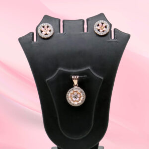 Silver Mina Pendant Set 925