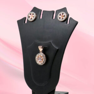 Silver Mina Pendant Set 925