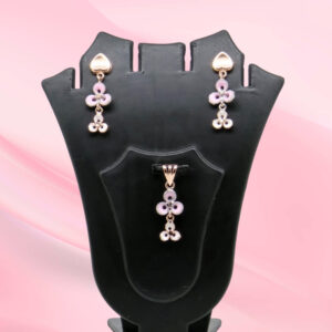 Silver Mina Pendant Set 925