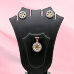 Silver Mina Pendant Set 925