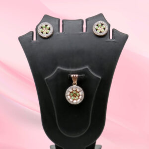 Silver Mina Pendant Set 925