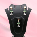 Silver Mina Pendant Set 925