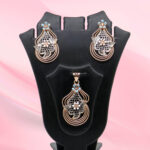 Silver Mina Pendant Set 925