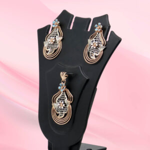 Silver Mina Pendant Set 925
