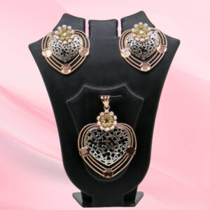 925 Silver Mina Pendant Set