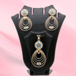 Silver Mina Pendant Set 925