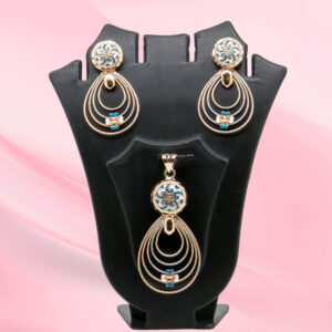 Silver Mina Pendant Set 925