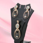 Silver Mina Pendant Set 925