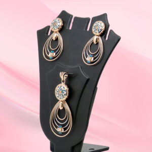 Silver Mina Pendant Set 925
