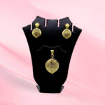 Gold Plated Silver Pendant Set 925