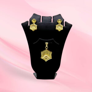 925 Silver Pendent Set Gold Plated