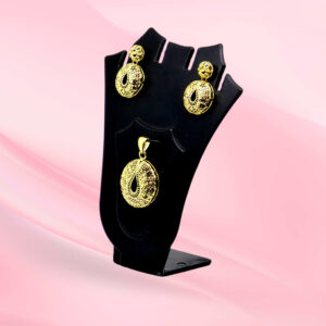 Gold plated Filigree Pendant Set