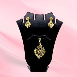 Ornate Silver Pendent Set 925