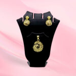 Gold plated Filigree Pendent Set