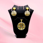 925 Silver Pendant Set with Earrings