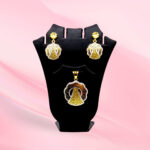 Gold plated 925 Silver Pendent Set