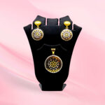 Ornate Silver Pendent Set 925