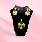 Elegant Silver Pendent Set 925