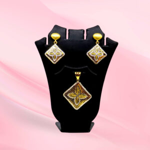 925 Silver Filigree Pendant Set