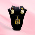 Ornate Silver Pendant Set 925