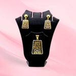 Sterling Silver Filigree Pendant Earrings Set
