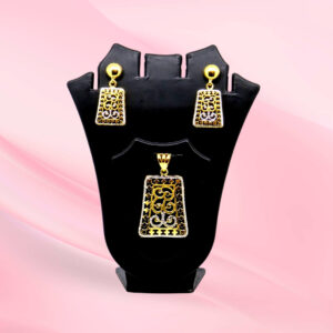 Sterling Silver Filigree Pendant Earrings Set