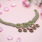 Sterling Silver Ruby Necklace Set