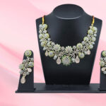 Silver 925 Necklace Set with Rose Quartz