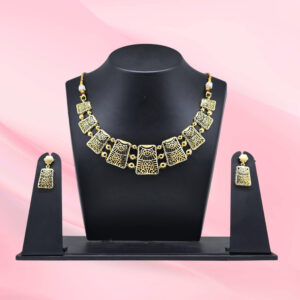 Gold Plated Silver Necklace Set