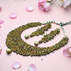 925 Silver Bridal Necklace Set