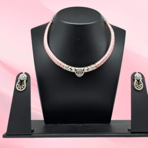 925 Sterling Silver Necklace and Earrings Set