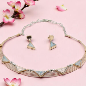 Sterling Silver Necklace Set
