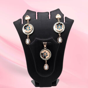 925 Silver Pendant Set with Earrings
