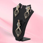 Sterling Silver Pendant Set with Turquoise Accents