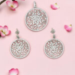 925 Sterling Silver Pendant Set