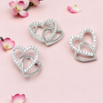 925 Sterling Silver Heart Pendant Set