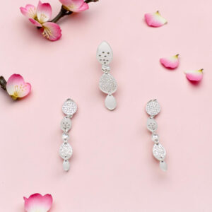 Sterling Silver Pendant Set with Earrings