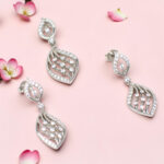 Sterling Silver Cubic Zirconia Pendant Set