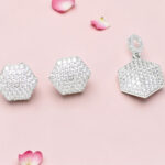 925 Sterling Silver Hexagon Pendant Set