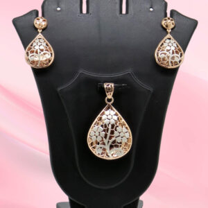 Silver Fancy Pendant Set 925