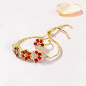 CHAIN BRACELET RING SILVER 92.5