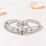 SILVER KADA BRACELET WITH RING 92.5