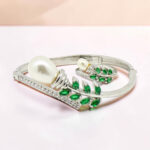 SILVER KADA BRACELET WITH RING 92.5