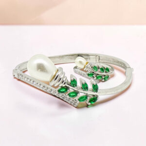 SILVER KADA BRACELET WITH RING 92.5